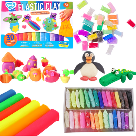 Zestaw Do Modelowania Plastelina Ciastolina Kolorowa Masa Plastyczna 70141