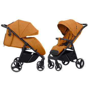 Wózek dla dziecka Bravo 2023 CRL-8512 Amber Orange