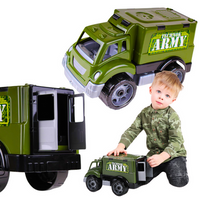DUŻY SAMOCHÓD WOJSKOWY WOJSKO ŻOŁNIERZ WOJNA BITWA 5965