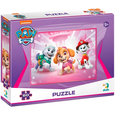 PUZZLE PSI PATROL PAW PATROL 60 ELEMENTÓW DO UŁOŻENIA DLA NAJMŁODSZYCH 200148