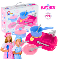 KUCHNIA ZLEWOZMYWAK ZLEW NACZYNIA SZTUĆE RUCHOME GOTOWANIE 5989