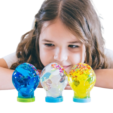 Antystresowy Glutek Z Kulkami Piankowymi Ufo Kolorowy Slime Dla Dzieci 100g 80060