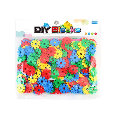 Klocki Konstrukcyjne Śnieżynki Edukacyjne Kwiatki Dla Dzieci 248 ele