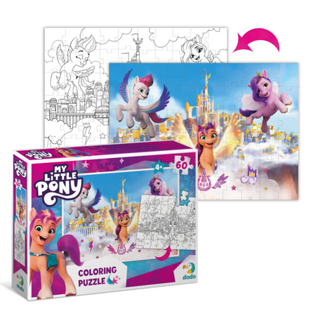 Puzzle 2w1 My Little Pony Mega Zestaw Układanka I Kolorowanka W Jednym