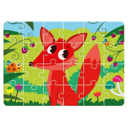 PUZZLE W OPAKOWANIU TYPU STAND-UP UROCZY LISEK UKŁADANKA ROTER KAFER