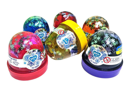 Masa Plastyczna Slime Glutek Antystresowy Rozciągliwy Elastyczny Gwiazdki