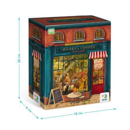 Puzzle "Księgarnia" 300 Elementów Układanka Zestaw Dla Dzieci I Dorosłych 300602