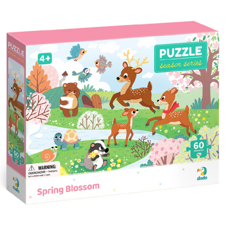 PUZZLE WIOSENNE KWIATY 60 ELEMENTÓW KOLOROWA UKŁADANKA DLA NAJMŁODSZYCH 300411