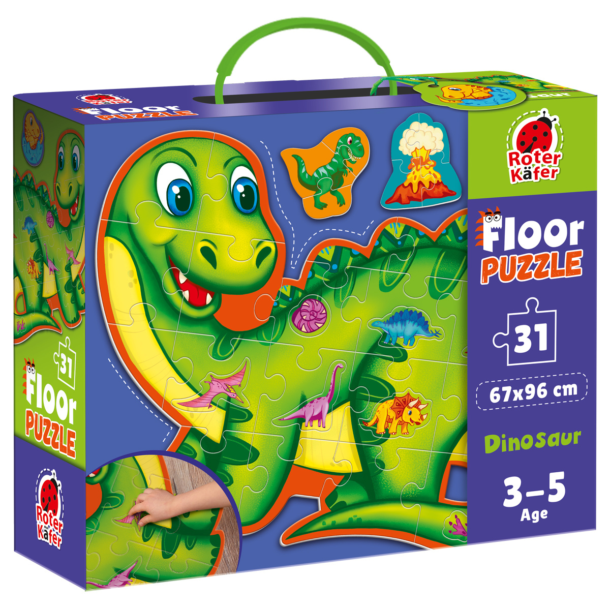 Puzzle podłogowe Dinozaury Roter Kafer Dla dzieci