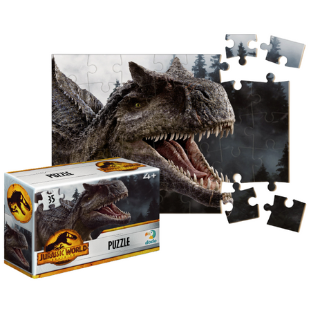 Puzzle Mini Jurassic Park Układanka 35 Elementów Park Jurajski Dinozaur