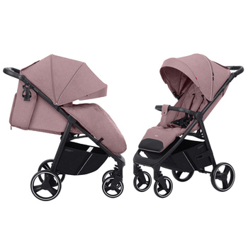 Wózek dla dziecka Bravo 2023 CRL-8512 Crystal Pink