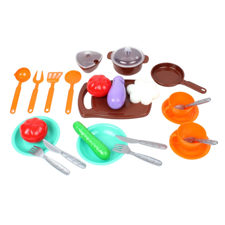 Zestaw Kuchenny Efekty Dźwiękowe Świetlne Para Wodna Kuchnia Z Akcesoriami 5637