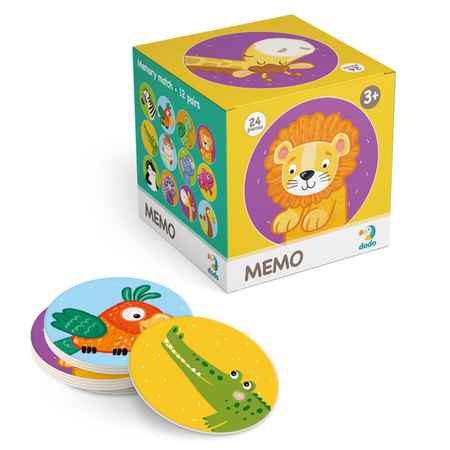GRA MEMO MINI DZIKIE ZWIERZĘTA 24 el