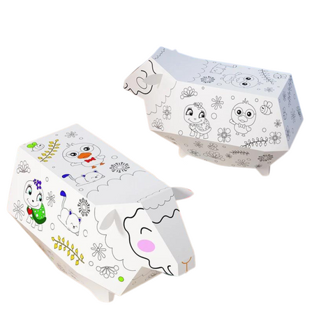 ZESTAW ARTYSTYCZNY OWIECZKA DO SKŁADANIA MALOWANIA KOLOROWANIA TEKTUROWA