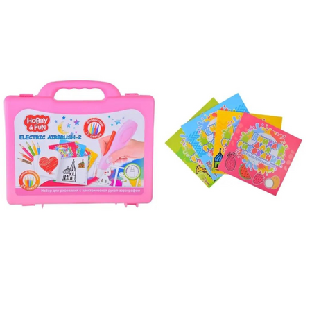Aerograf Elektryczny Długopis Marker Zestaw Artystyczny W Walizce Flamastry