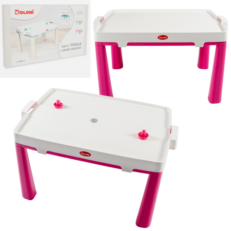 Stolik Dziecięcy Cymbergaj 2w1 Różowy Wielofunkcyjny Solidna Konstrukcja 0458/3