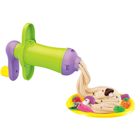 Ciastolina Plastelina Masa Plastyczna Ciasto Makaron Maszynka Duży Zestaw