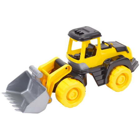 TRAKTOR POJAZD KOLOROWY DUŻE MOCNE KOŁA SOLIDNA KONSTRUKCJA BUDOWA 6887