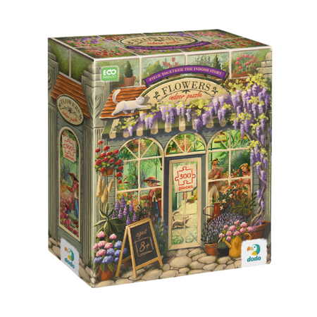 Puzzle "Kwiaciarnia" 300 Elementów Układanka Zestaw Dla Dzieci I Dorosłych 300590