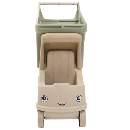 Zestaw Wózek Sklepowy Na Zakupy Kosz Koszyk Na Kółkach Siedzisko Dla Dzieci 01540/01eco