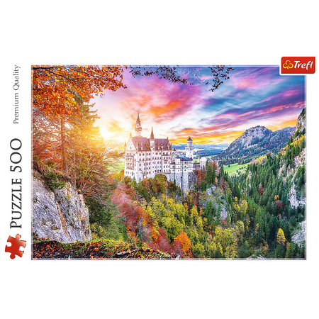 37427 "500 - Widok na zamek Neuschwanstein, Niemcy