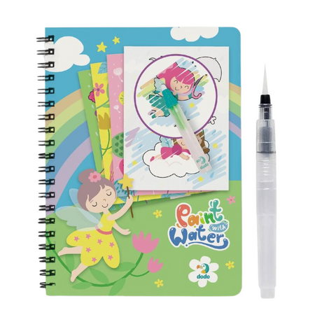 MALOWANIE MARKEREM WODNYM KOLOROWANKA "WRÓŻKI" ZESTAW DLA NAJMŁODSZYCH 300312