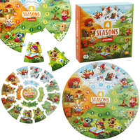 PUZZLE CZTERY PORY ROKU WIOSNA LATO JESIEŃ ZIMA