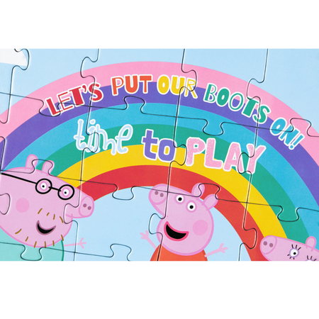 PUZZLE 30 ELEMENTÓW ŚWINKA PEPPA UROCZA UKŁADANKA DLA MALUCHÓW PEPPA PIG