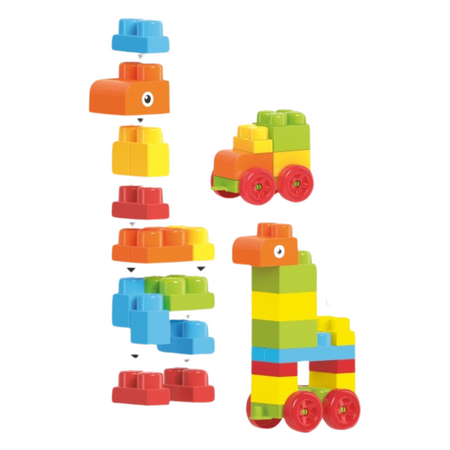 ZESTAW KONSTRUKCYJNY KLOCKI BUDOWANIE 6832