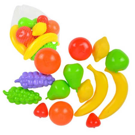 ZESTAW OWOCÓW 14 ELEMENTÓW KULINARNY ŚWIAT BEZPIECZNE MATERIAŁY 5521