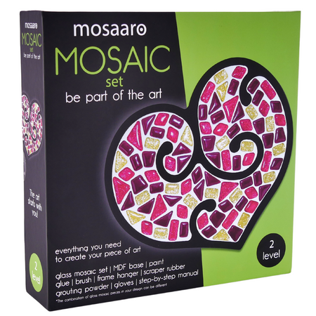 Zestaw Kreatywny Mozaika W Kształcie Serca Do Zawieszenia Mega Akcesoria MA2005