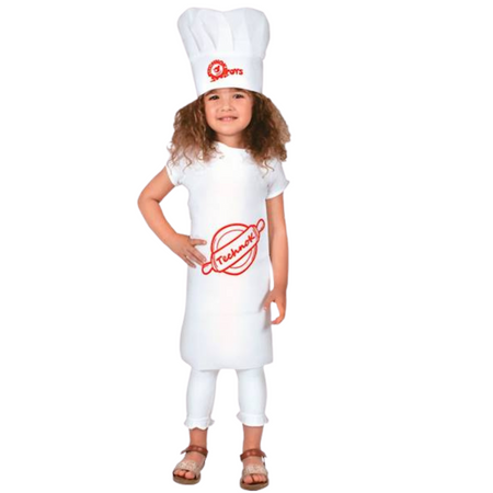 ZESTAW DO PIECZENIA CIASTECZEK FOREMKI RÓŻNE KSZTAŁTY FARTUSZEK CZAPKA 5026