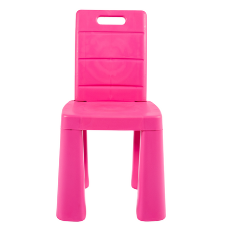 Krzesełko dziecięce 3w1 Różowe Wielofunkcyjne Taborecik Mini Stolik Lekki 0469/3
