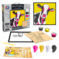 Krowa Kolorowy Obraz Do Samodzielnego Wykonania z Plasteliny + Akcesoria 70083