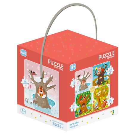 PUZZLE 4w1 CZTERY PORY ROKU