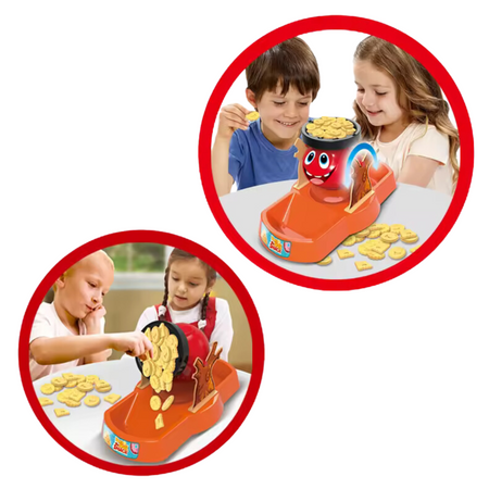 Zestaw Waga Balansująca Uroczy Kociołek Garnek Krakersy Ciastka Podstawa