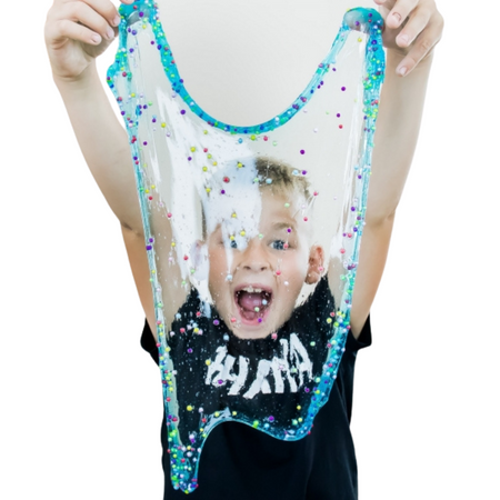 Antystresowy Glutek Z Kulkami Piankowymi Ufo Kolorowy Slime Dla Dzieci 100g 80060