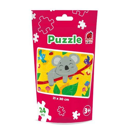 PUZZLE W OPAKOWANIU TYPU STAND-UP ŚPIĄCA KOALA UKŁADANKA ROTER KAFER
