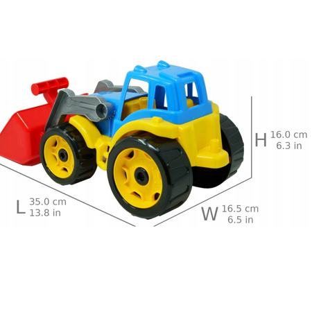 Traktor Koparka Spychacz 37cm Technok 1721