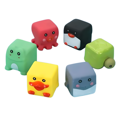 Zestaw Zabawek Do Kąpieli 6 Sztuk Zwierzęta Do Wanny Pod Prysznic