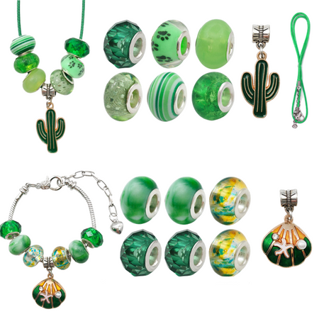 Zestaw Do Robienia Bransoletek Naszyjników Kreatywny Dla Dzieci Charms DIY