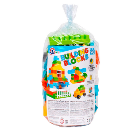 ZESTAW KLOCKÓW 90 ELEMENTÓW 6542