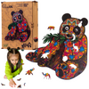 PUZZLE DREWNIANE UKŁADANKA KUNG FU PANDA MIŚ KOLOR  PuA3-01211