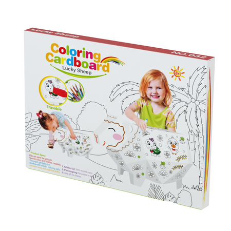 ZESTAW ARTYSTYCZNY OWIECZKA DO SKŁADANIA MALOWANIA KOLOROWANIA TEKTUROWA