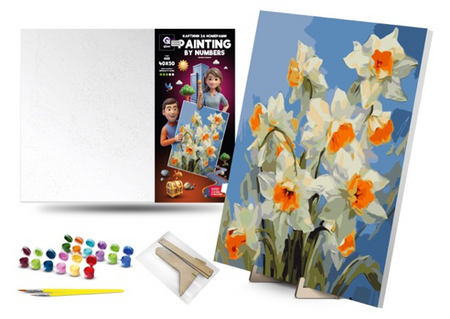 QB900-029 Set for painting by numbers "Spring daff