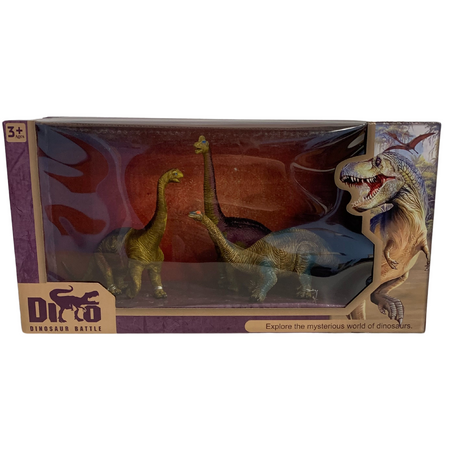 Zestaw Dinozaurów 3 Figurki Realistyczne Detale Kompaktowe Rozmiary