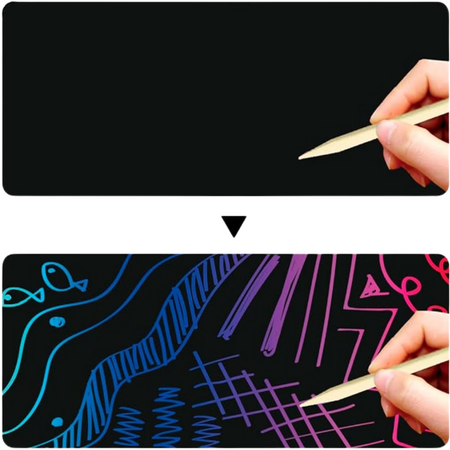 Zestaw DIY Motylki Dla Dzieci Rysowanie Scratch Wydrapywanka Zdrapywanka