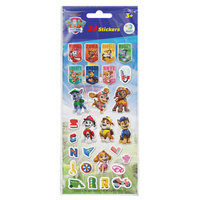 Zestaw kreatywny Psi Patrol Naklejki 3D 28 szt 200671