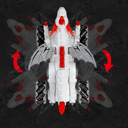 DINOZAUR SMOK ZDALNIE STEROWANY ŚWIATŁO DŻWIĘK RYCZY JEŻDZI PARA DYM DUŻY