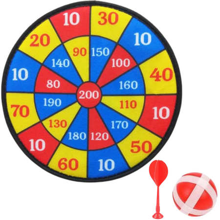 Dart Gra na Rzepy Tarcza Bezpieczne Rzutki Lotki Zręcznościowa Dla Dzieci